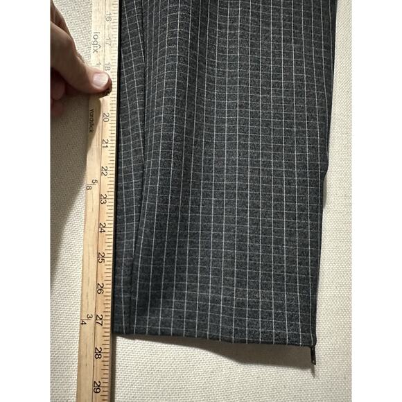 Lane Bryant Women’s Plus Sz 18 Pants Black Checked Straight Leg Zipper Legs NWT - Picture 13 of 16